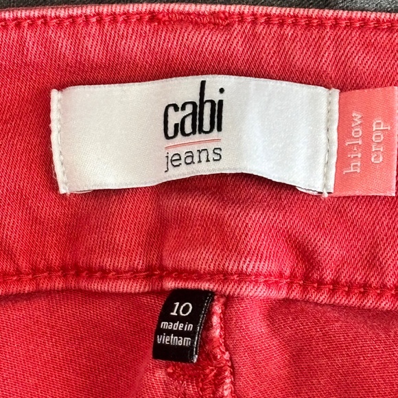 CAbi - High Low Crop Red - Picture 4 of 5